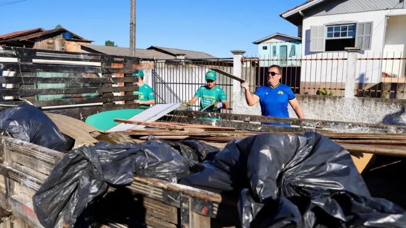 Mutirão de limpeza mobiliza comunidade no bairro Progresso neste sábado
