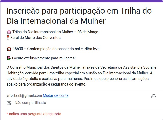 Trilha ao amanhecer celebra o Dia da Mulher no Morro dos Conventos