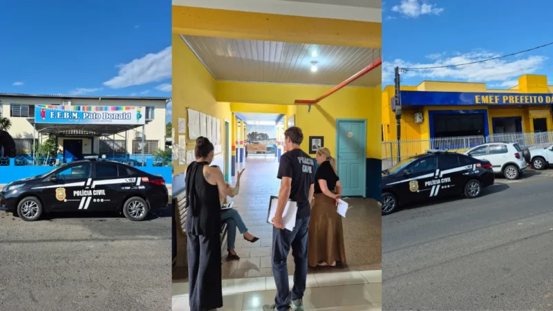 Polícia Civil promove Operação “Escola Segura” para fortalecer a proteção no ambiente escolar