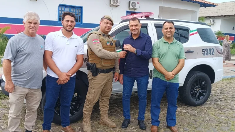 Nova viatura reforça segurança em Balneário Gaivota e amplia capacidade de resposta da PM