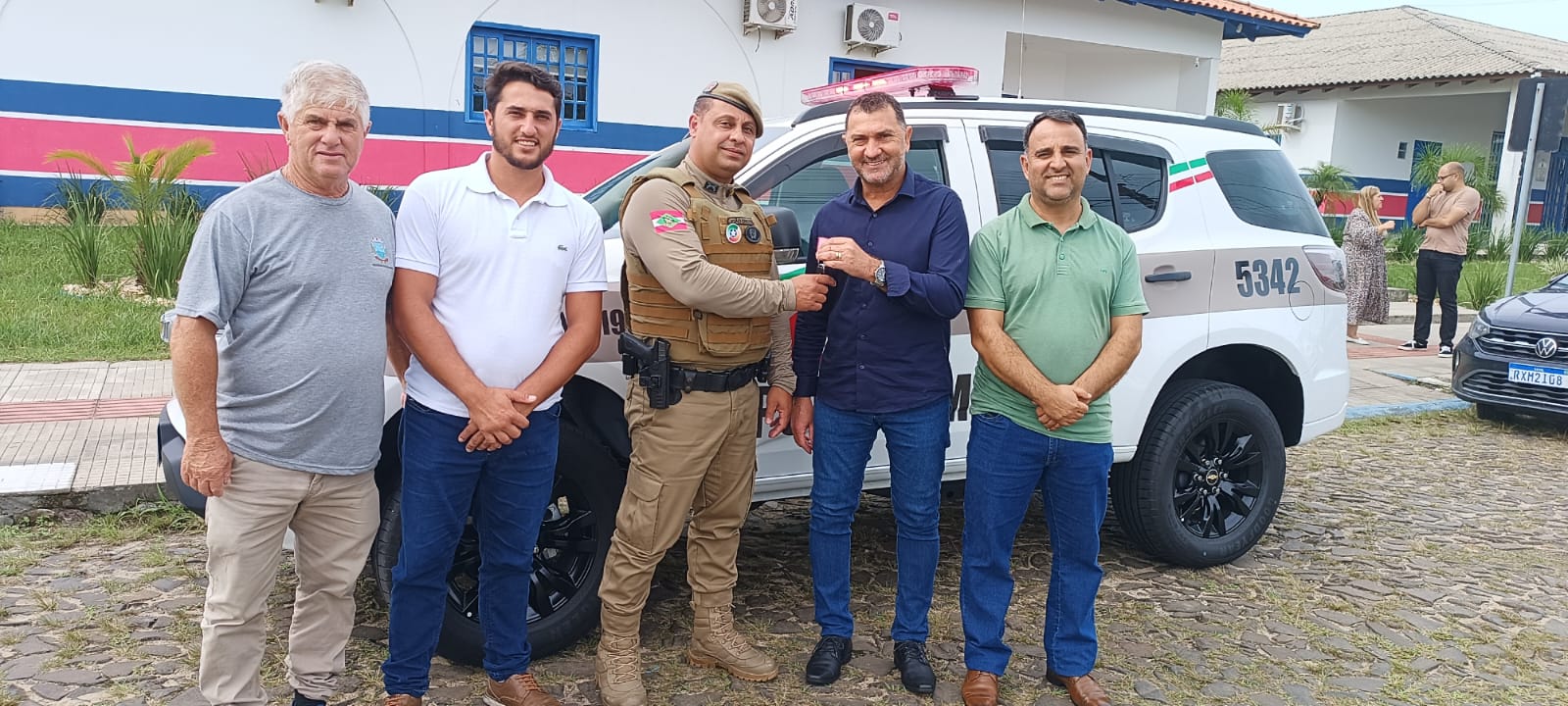 Nova viatura reforça segurança em Balneário Gaivota e amplia capacidade de resposta da PM