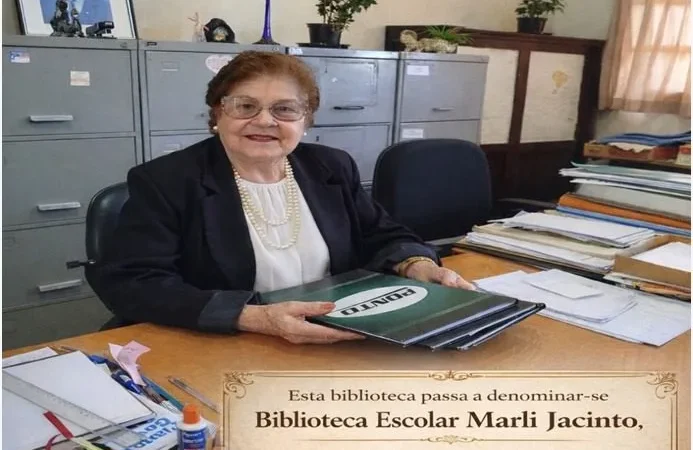 SERVIDORA QUE DEDICOU 45 ANOS À EDUCAÇÃO É HOMENAGEADA COM NOME DE BIBLIOTECA EM MARACAJÁ