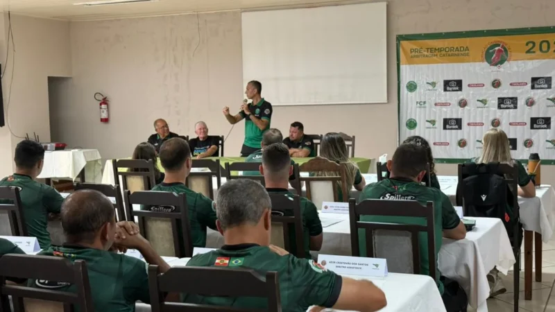 Balneário Arroio do Silva recebe pré-temporada de arbitragem da Série B do Catarinense