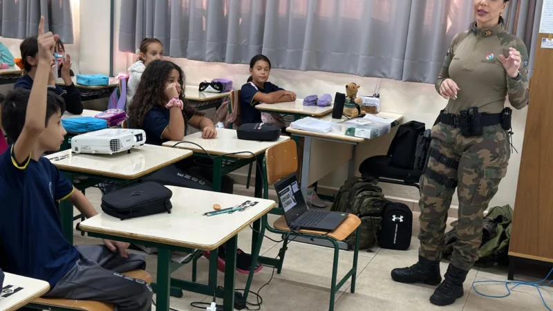 Escola cívico-militar de Araranguá desenvolve projeto ambiental com alunos do ensino fundamental