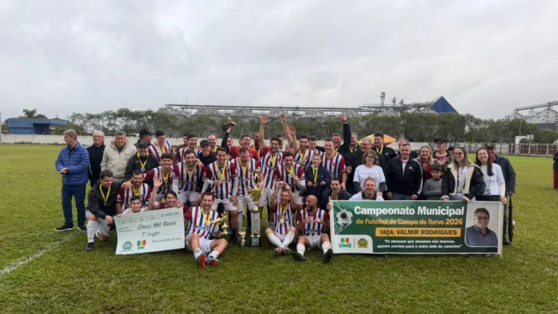 Vermelhão atropela o Cruzeiro São Luiz e conquista o título do Municipal de Futebol de Campo 2026 em Turvo