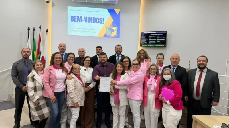 Câmara reconhece trabalho da Rede Feminina em Arroio do Silva e Pedrinho anuncia apoio financeiro futuro