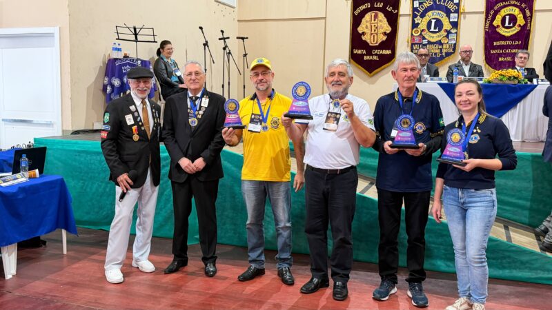 Lions Clube de Araranguá conquista o 1º lugar em atividades no Distrito LD 9 entre 55 participantes