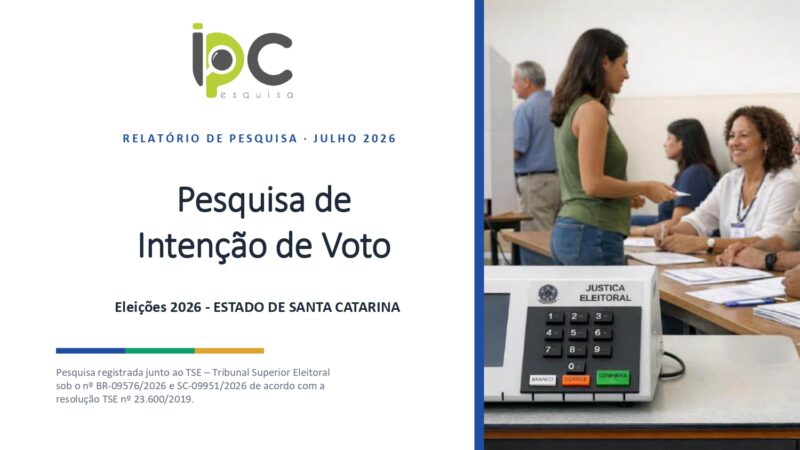 Rejeição entra no radar da disputa pelo Governo de SC