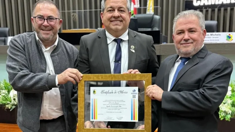 Câmara homenageia Aspekto Comunicação com Moção de Reconhecimento pelos 26 anos de atuação