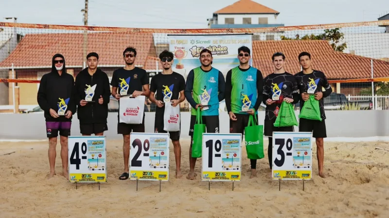 Torneio de Vôlei de Praia reúne 24 duplas durante a 33ª Festa do Peixe