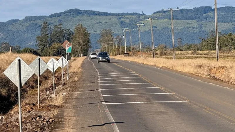 Intervenções reforçam segurança em trecho da Estrada do Picadão, em Jacinto Machado
