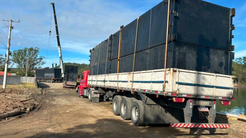 Obra da 4ª ponte avança e entra em nova fase de execução em Araranguá