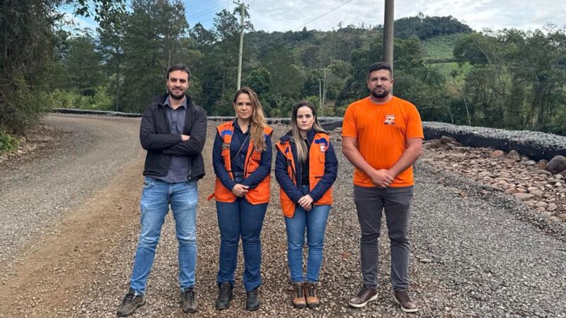 Jacinto Machado: obras de reconstrução são aprovadas em vistoria federal