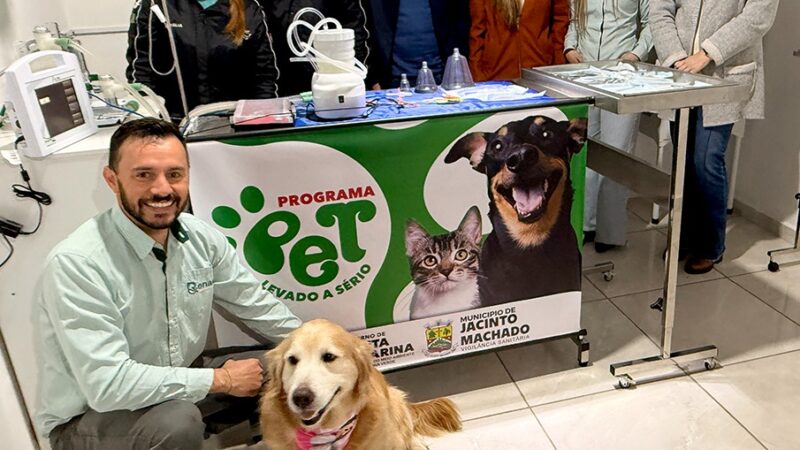 Jacinto Machado amplia proteção animal com convênio para castrar 230 cães e gatos