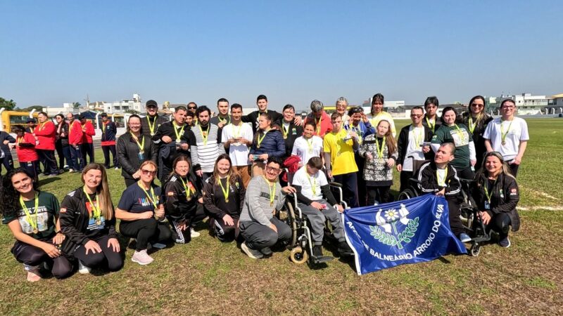 Parajogos reúne atletas e celebra esporte, inclusão e integração em Balneário Arroio do Silva