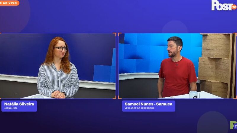 Segurança Pública e Articulações Políticas: Vereador Samuca Apresenta Projeto de Monitoramento Eletrônico no “Post Notícias”