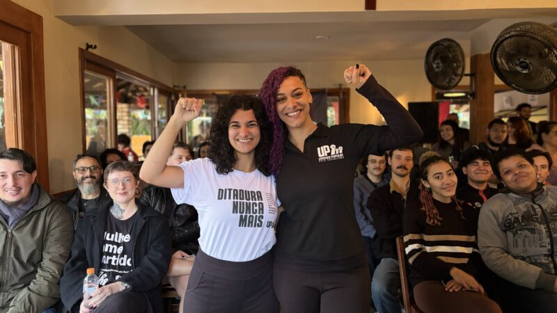 Laís Chaud e Nathália Mello iniciam campanha com agenda em Itajaí e Chapecó