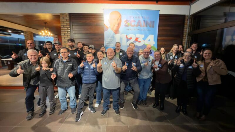 Evandro Scaini percorre municípios do Sul e reúne lideranças do Progressistas em Turvo