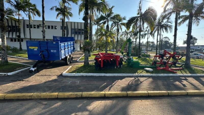 Novos implementos ampliam estrutura de atendimento aos agricultores de Timbé do Sul