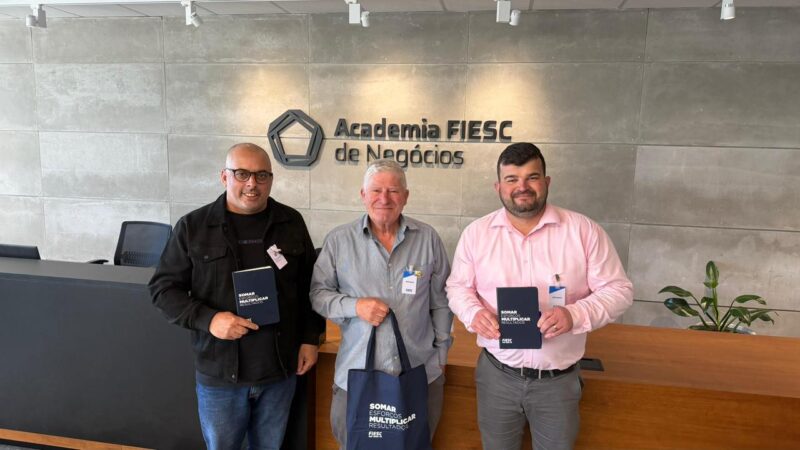Balneário Arroio do Silva participa de agenda institucional na FIESC, em Florianópolis