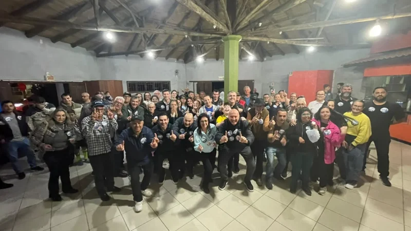 Progressistas realiza encontro no bairro São Luiz em apoio a Zé Milton e Evandro Scaini