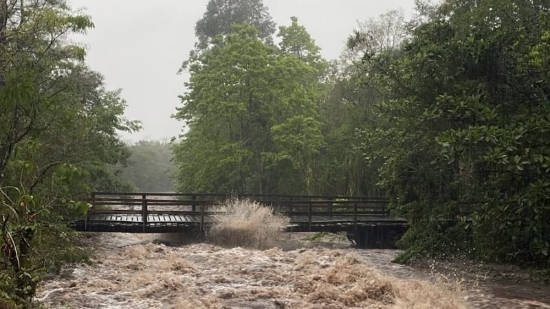 Timbé do Sul registra 156,8 milímetros de chuva, resgates e danos em diferentes comunidades