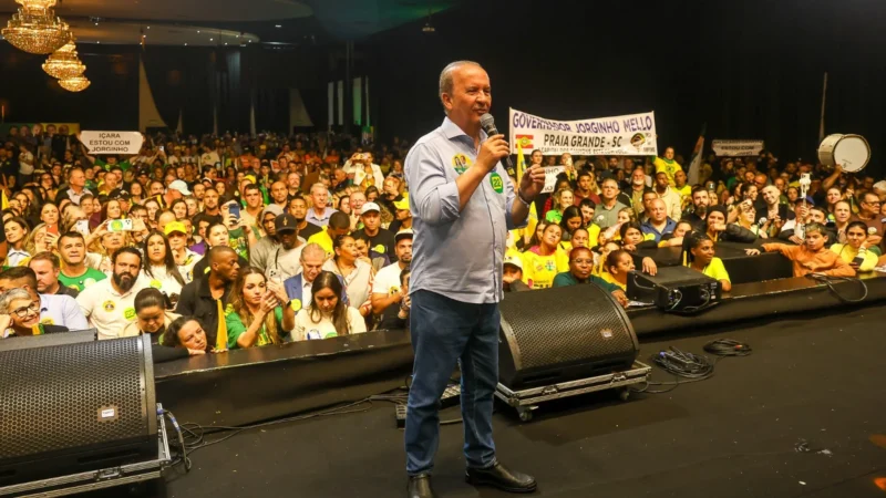 PL reúne mais de 4 mil pessoas em encontro de Jorginho Mello em Criciúma
