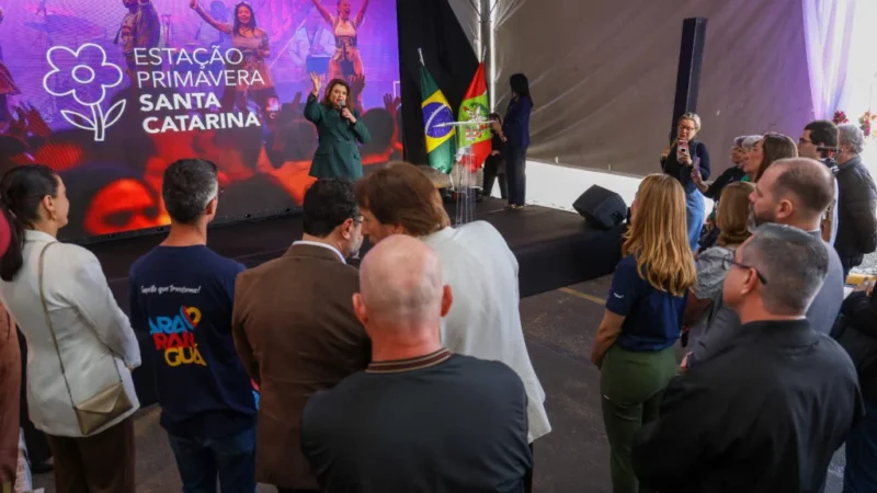 Araranguá vira palco do lançamento da Estação Primavera, campanha que quer movimentar o turismo catarinense o ano inteiro