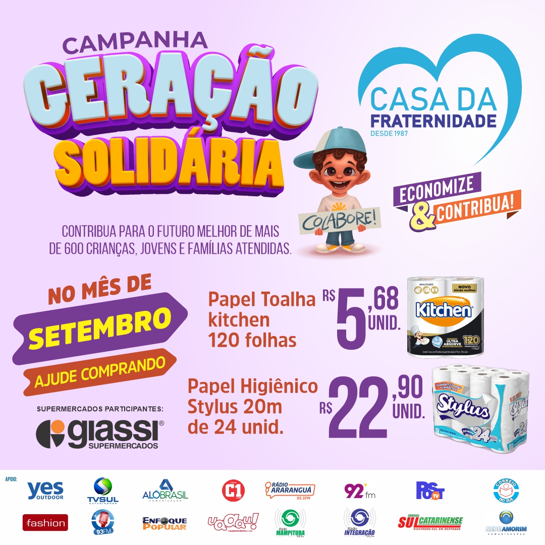 Geração Solidária — Setembro