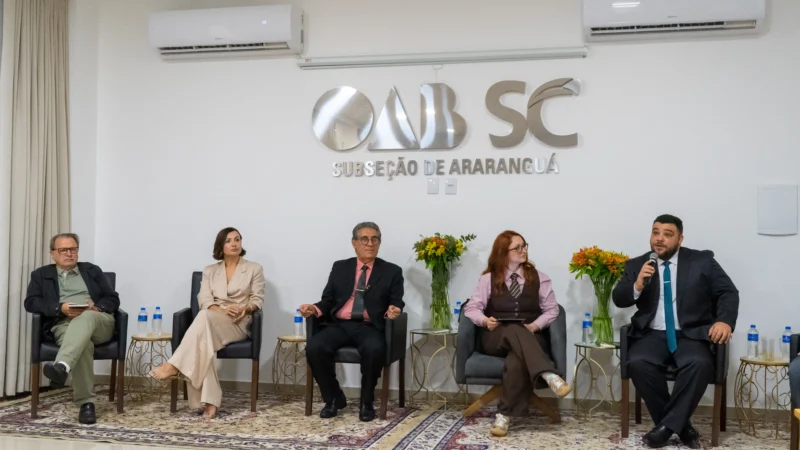 1ª edição do “Letras da Advocacia” reúne literatura e cultura na OAB de Araranguá