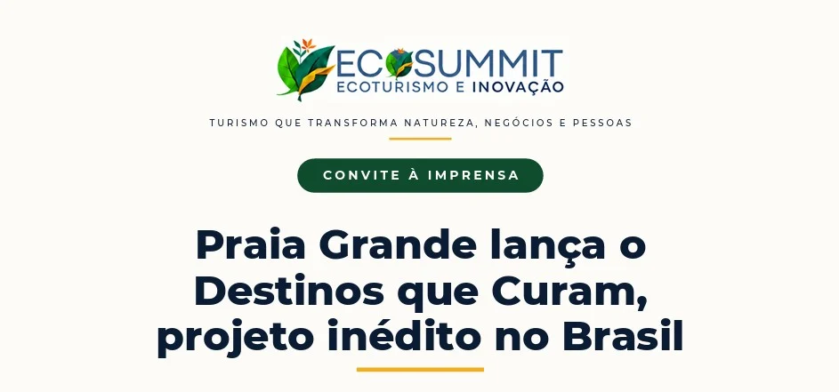 Praia Grande abre 2ª EcoSummit com lançamento de projeto inédito no Brasil