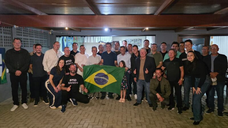 Lideranças do PSD da Amesc alinham estratégias e formalizam apoio a Flávio Bolsonaro