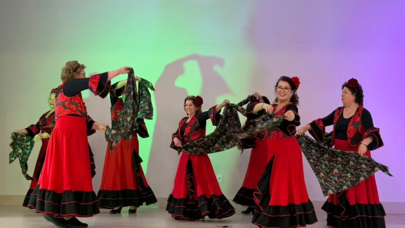 Participantes do CCTI da Afasc se apresentam em evento pelo Dia Internacional da Pessoa Idosa
