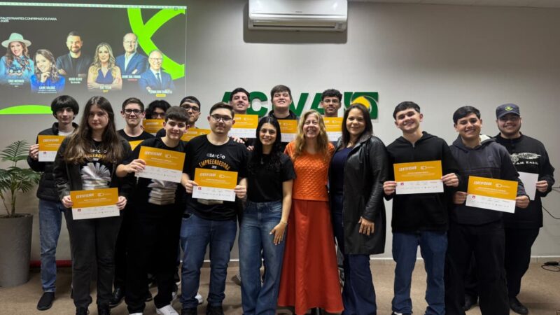 ACIVA celebra formatura de 28 estudantes do IFSC no programa Geração Empreendedora