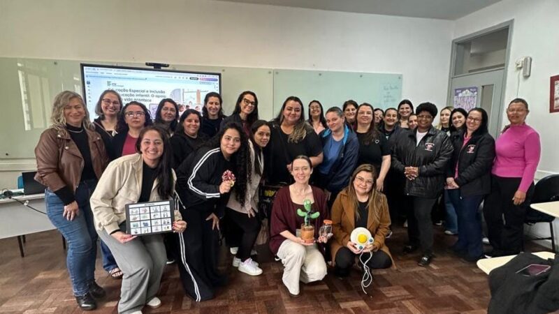 Araranguá promove formação sobre inclusão na Educação Infantil para orientadoras e professoras