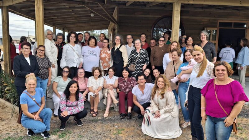 Grupo terapêutico Dona de Mim promove tarde de acolhimento em Sanga Negra, em Araranguá