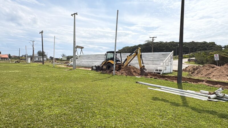 Araranguá revitaliza quadra central do Morro dos Conventos e vai instalar parquinho infantil